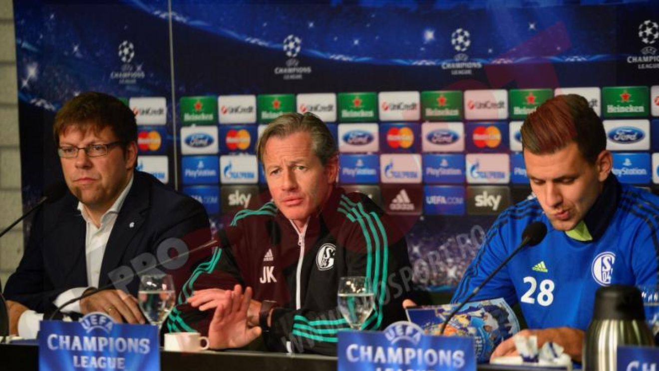 Antrenorul lui Schalke îndeamnă la prudență: "Steaua este foarte puternică!"