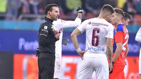 CFR Cluj, reacție categorică despre arbitrul delegat la derby-ul cu FCSB: „A demonstrat asta!”