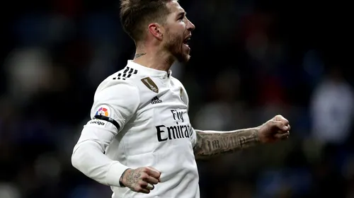 VIDEO | Sergio Ramos și-a îmbunătățit „panenka”. A ajuns la al șaptelea penalty în acest sezon. Real Madrid s-a „chinuit” cu Girona în Cupa Regelui