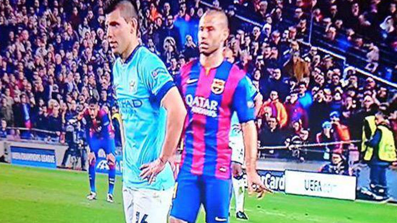 FOTO | Mascherano l-a "citit" pe Aguero. Mijlocașul Barcelonei i-a arătat lui Ter Stegen colțul pe care o să bată penalty-ul