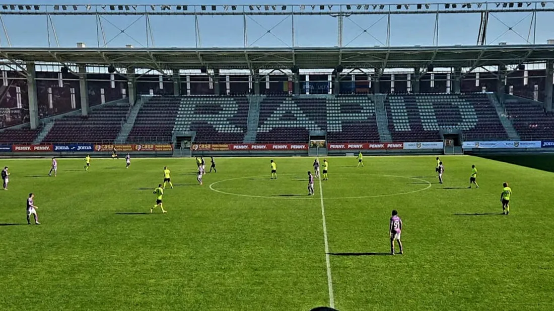 CS Tunari, învinsă de Rapid în Giulești, într-un meci amical. Ilfovenii s-au descurcat mai bine decât în testul cu Dinamo, din precedenta pauză din campionat