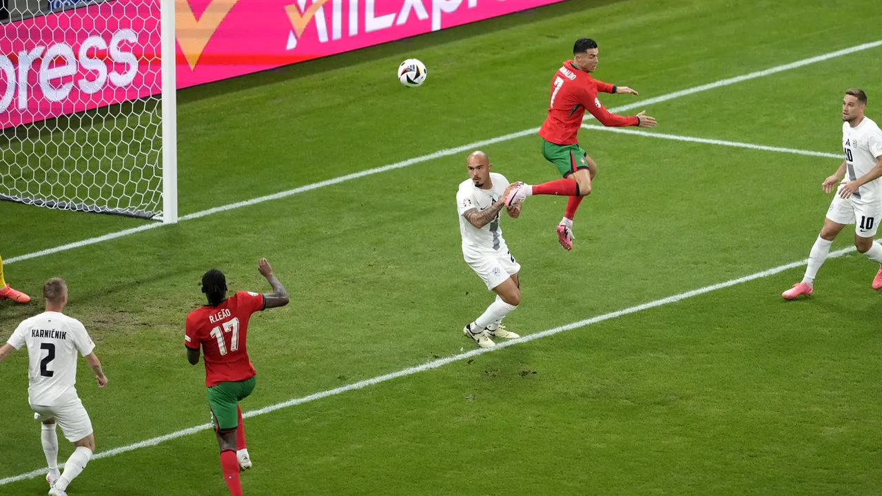 Portugalia – Slovenia 3-0, la loviturile de departajare, în optimile de finală de la EURO. Lusitanii vor întâlni Franța în sferturi