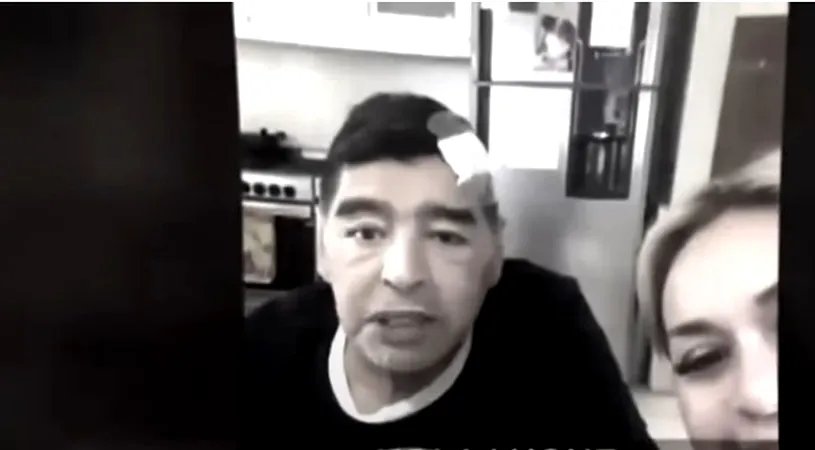 Ultima filmare cu Maradona înainte de a muri! Video șocant: Diego e slăbit și abia poate vorbi