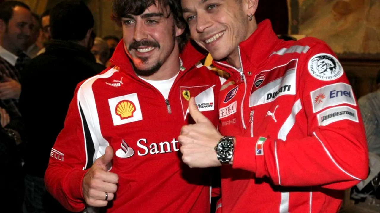 Ferrari își face super team pentru Le Mans. Fernando Alonso și Valentino Rossi, colegi în 2015?