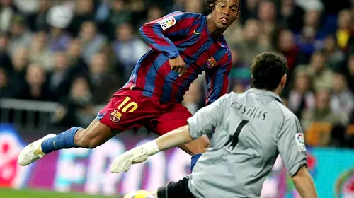 Remember | Cel mai frumos moment oferit de El Clasico? 10 ani de la ziua în care Ronaldinho a avut Santiago Bernabeu la picioare. VIDEO |  Golurile care au făcut înconjurul planetei și gestul superb al fanilor Realului