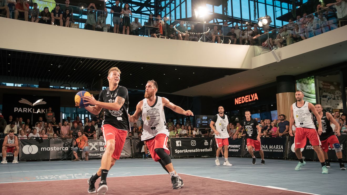 Mini campionat mondial de baschet 3x3 la București: Raiffeisen Bank Bucharest Challenger și 3x3 Women Series Bucharest, în week-end-ul 10-11 august, la ParkLake Shopping Center