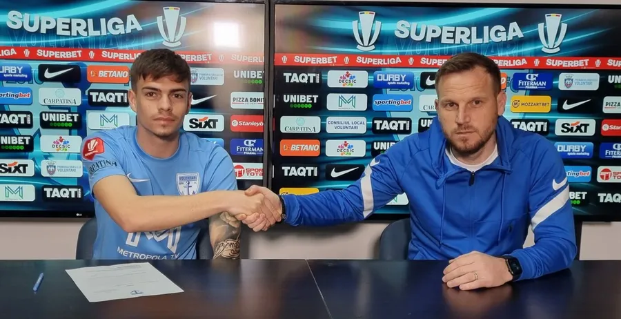 Cristi Dumitru, prezentat la FC Voluntari. Sursa foto: Facebook @VoluntariFC