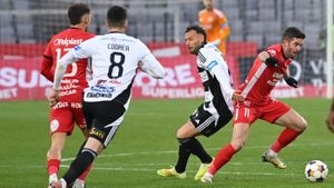 U Cluj - FC Hermannstadt 2-1, în sferturile Cupei României. „Sepcile roșii” vor întâlni, în deplasare, FC Argeș sau Gloria Bistrița