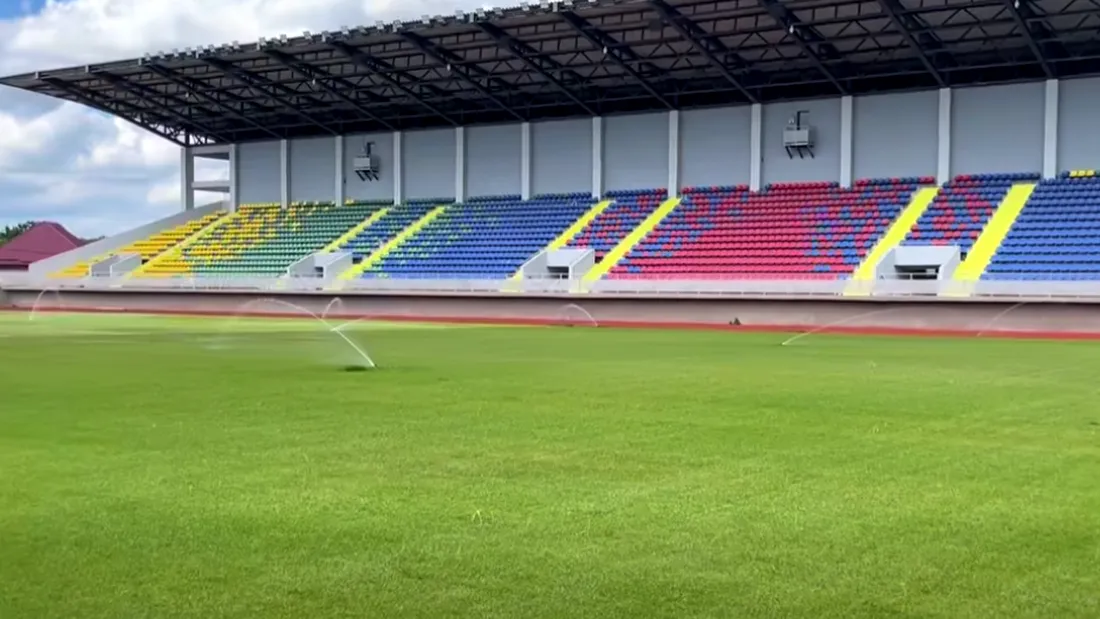 Stadionul Municipal din Alexandria e aproape gata, dar a mai depășit un termen de finalizare al lucrărilor