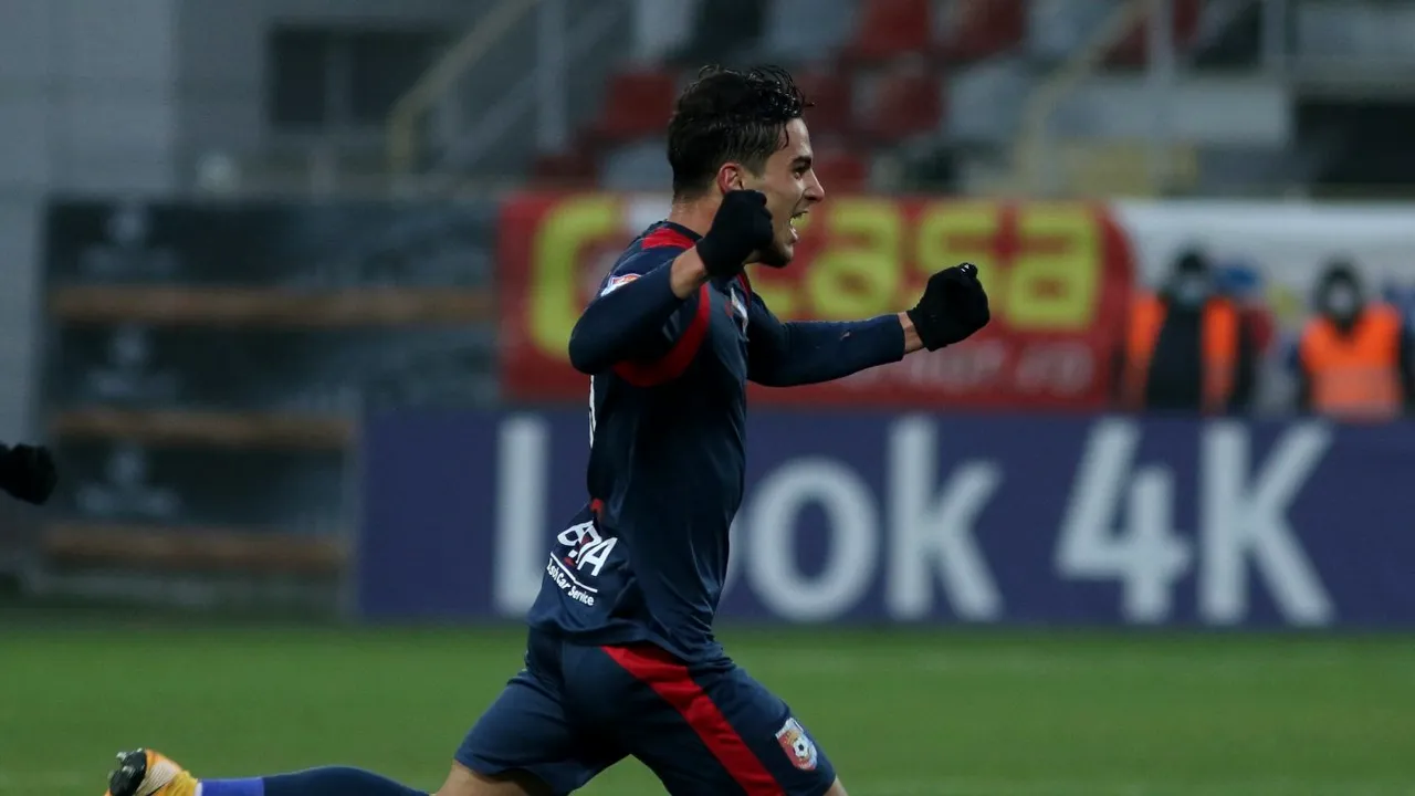 Emoții și fericire pentru Cristi Dulca. Cum a trăit primul gol al fiului său, Marco, în Liga 1: „Normal că am țipat”