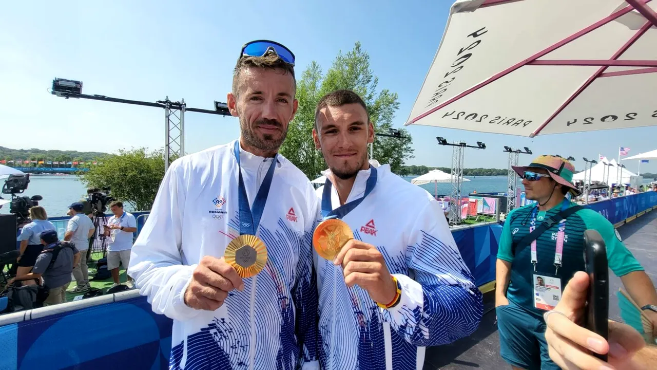 Reacțiile minunate ale campionilor olimpici Andrei Cornea și Marian Enache, după ce au luat aurul la dublu vâsle masculin! Deja se gândesc la următoarea medalie pe care vor să o cucerească: „Să avem palmares complet”