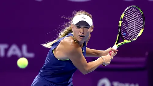 Prima reacție a lui Wozniacki, după scandalul de la meciul cu Niculescu: 