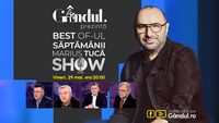 Gândul prezintă Best of Marius Tucă Show – vineri, 29 mai, de la ora 20.00