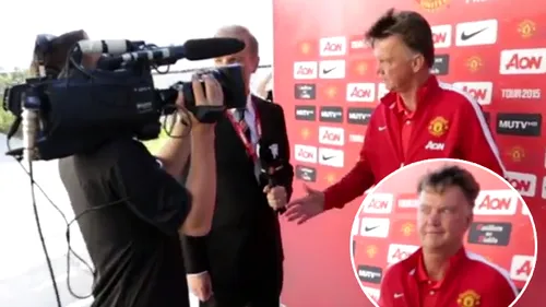 L-a lăsat pe Van Gaal cu mâna întinsă! VIDEO | Reacția olandezului când a văzut că e ignorat