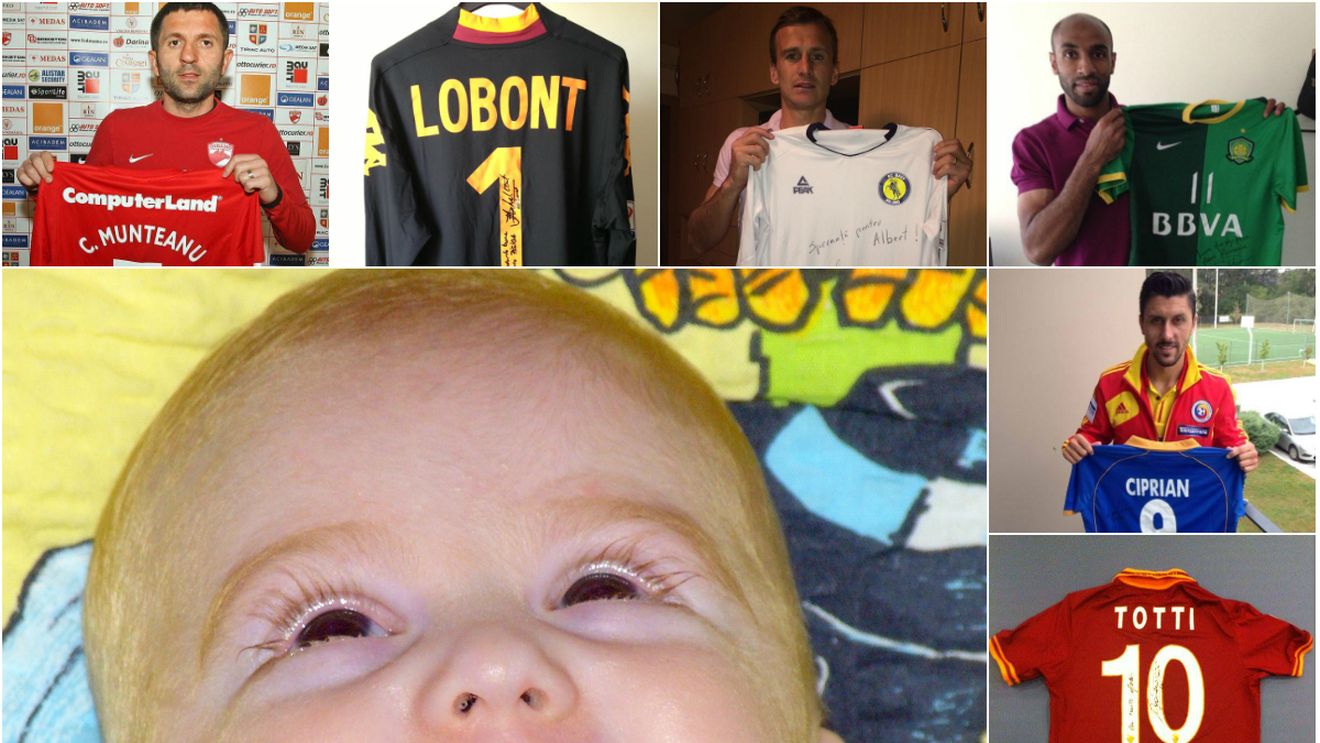 "Speranță pentru Albert" - Ultrașii dinamoviști au făcut chetă pentru a ajuta un copil cu grave probleme de sănătate. Fanii au licitat pentru un tricou al lui Cătălin Munteanu