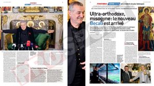 Gigi Becali, vedetă în L'Equipe: Ultra-ortodoxul misogin! Jurnaliștii francezi îi dedică două pagini patronului miliardar de la FCSB, în care îl critică pentru atitudinea împotriva femeilor: „Are un nou inamic”