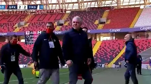 Marius Șumudică, ieșire nervoasă după remiza cu Yeni Malatyaspor! Antrenorul român a răbufnit la adresa arbitrului și a fost eliminat | VIDEO