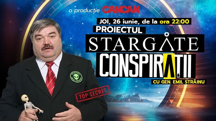 “Conspirații cu gen. Emil Străinu” începe joi, 26 iunie, de la 22:00, LIVE pe YouTube Cancan