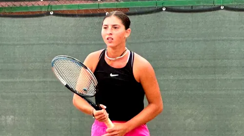 Maria Sara Popa, jucătoarea de tenis Under 18 care performează în circuitele ITF și WTA! A pierdut duminică la Bacău finala IRF W15 | FOTO