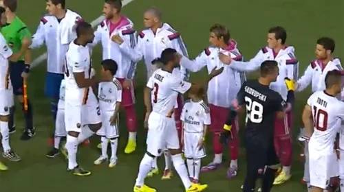 VIDEO | Imagini incredibile de la Roma – Real. Keita a refuzat să dea mâna cu Pepe, portughezul l-a scuipat. Ce s-a întâmplat