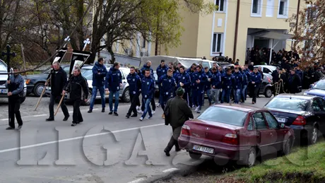 Ziua despărțirii!** Vasile Moga a fost condus pe ultimul drum