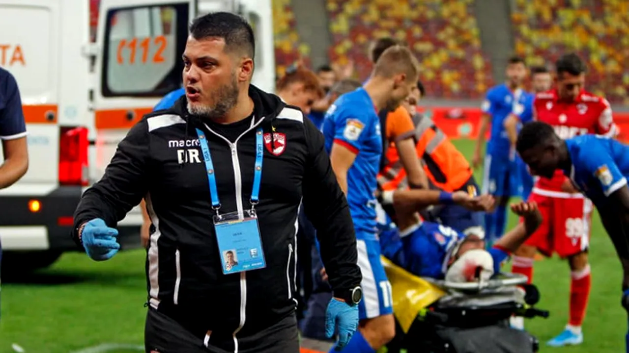 Medicul Adrian Motoacă, șocat după ce s-a oferit să facă voluntariat la Dinamo: „E o imagine dezolantă de club de Liga 4!”. „Câinii” riscă să piardă următorul meci la „masa verde”
