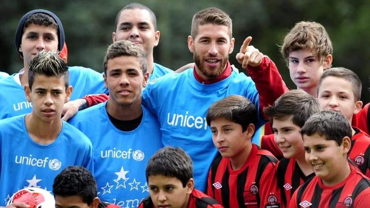 Sergio Ramos a fost numit ambasador al UNICEF