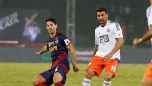 VIDEO | Mutu, la al treilea gol marcat în India! "Briliantul" a driblat toată apărarea adversă și a înscris. Pune a pierdut însă la scor: 1-4