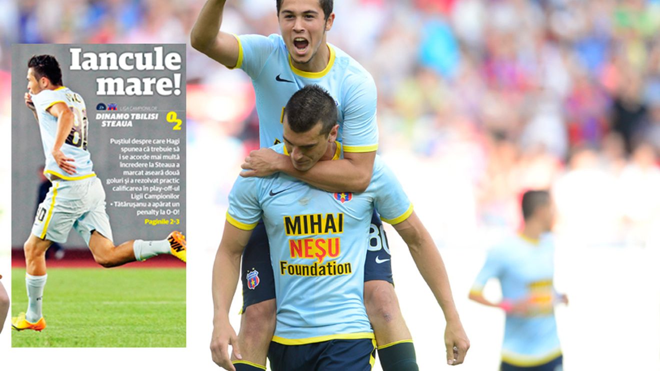 Iancu, eroul Stelei: "Sunt foarte fericit că am marcat!" Latovlevici l-a adus cu picioarele pe pământ, Szukala l-a remarcat pe "Tătă". Reacțiile jucătorilor