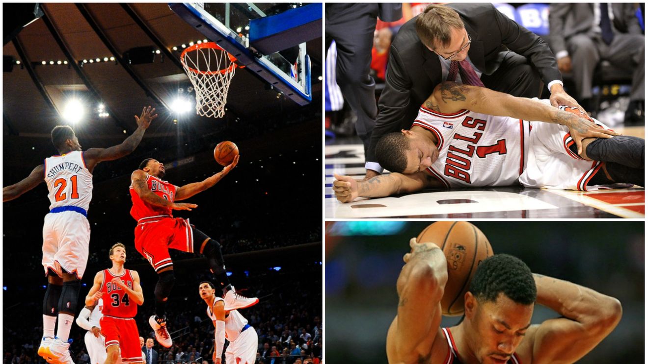 VIDEO | Genunchi de cristal! Derrick Rose s-a accidentat grav pentru a treia oară în ultimii trei ani. Cât va sta pe tușă