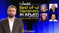 Gândul prezintă Best Of Ai aflat! Cu Ionuț Cristache – vineri, 26 iunie, de la ora 15.00