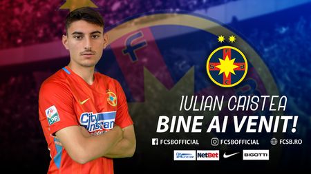 Teja a primit omul care îi "plombează" apărărea! E oficial: Iulian Cristea, la FCSB | FOTO