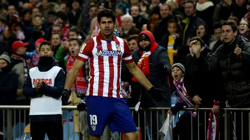 Atletico se teme că va rămâne fără Diego Costa: 