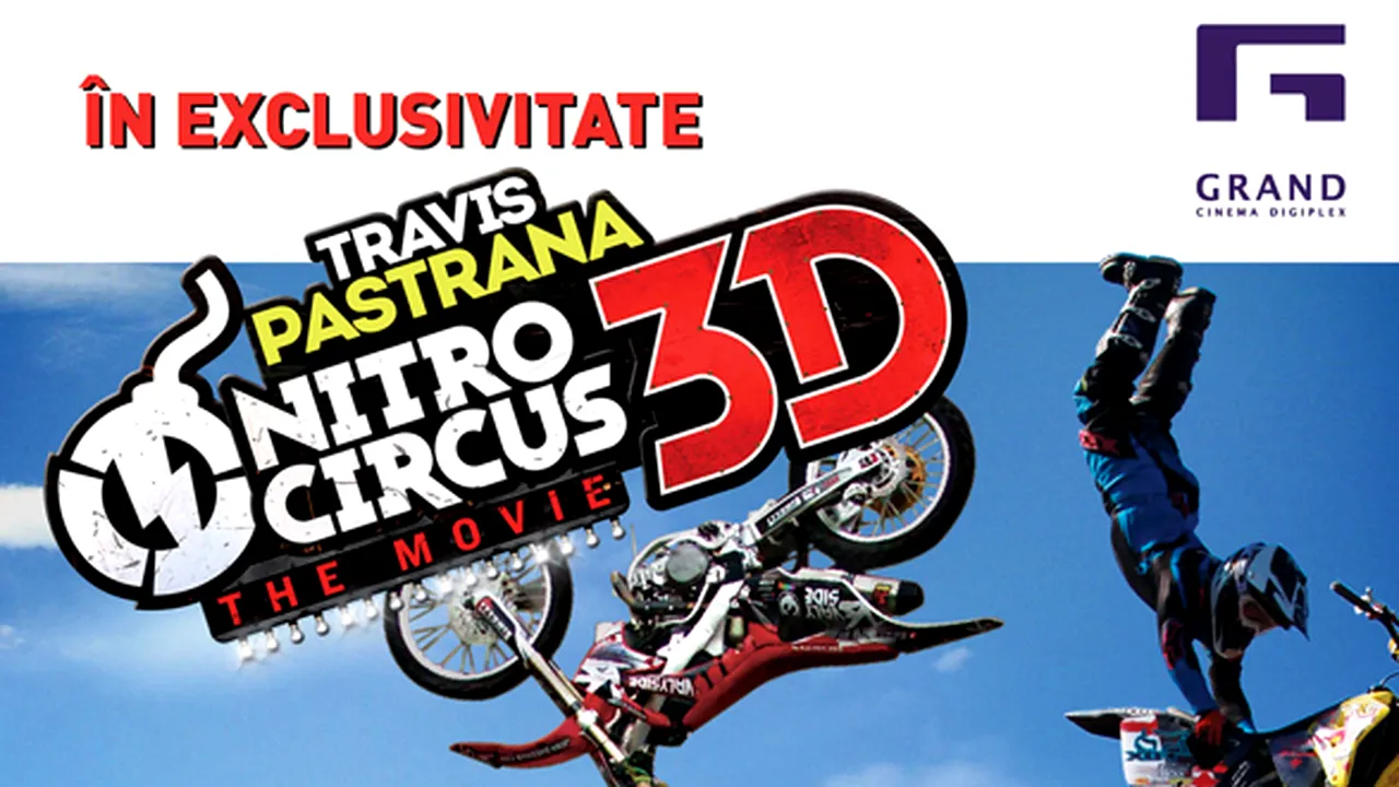 Sport, distracție, adrenalină.** Totul într-un singur film: Nitro Circus!