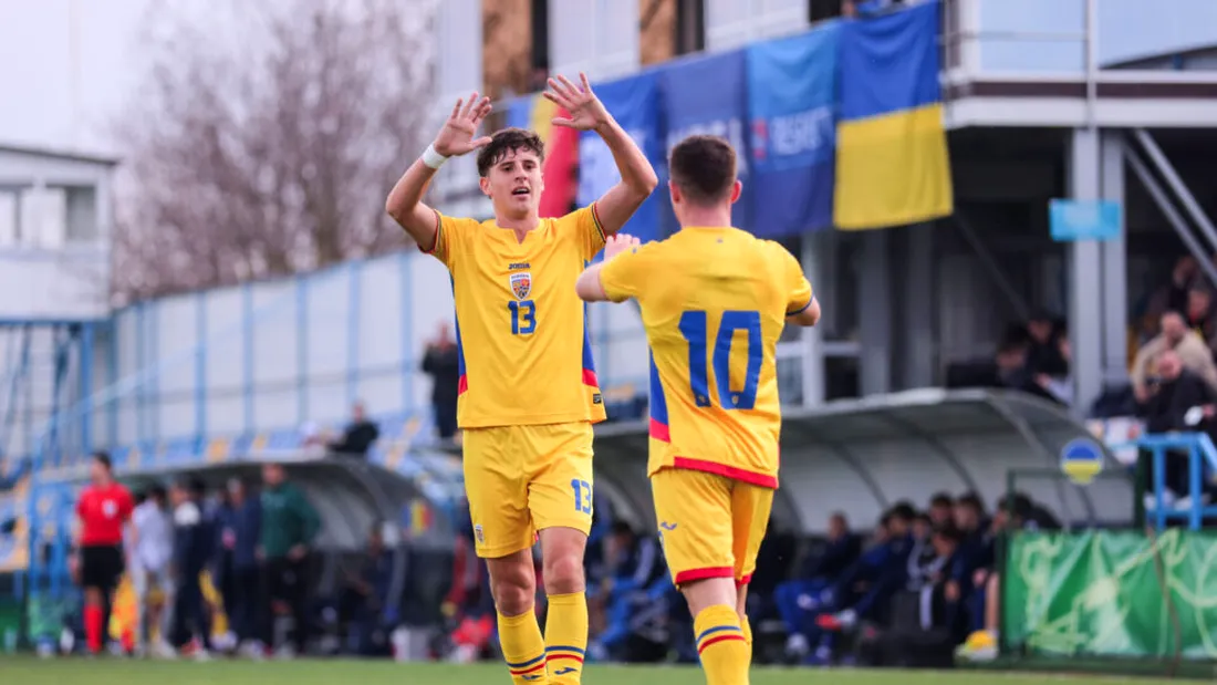 Doar 2 puncte adunat România U19 în preliminariile EURO! Cinci tineri din Liga 2 au fost pe teren în ultimul meci, cu Ucraina U19