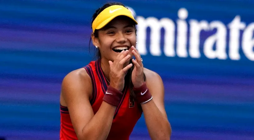 Emma Răducanu, încă o prestație de excepție la US Open! Noul star al tenisului mondial a uimit pe toată lumea și este în premieră în sferturile unui Grand Slam