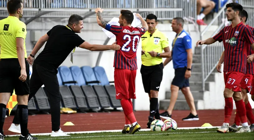 Florin Răsdan, eroul Stelei la Târgu Jiu. A marcat ambele goluri cu Viitorul Pandurii și a dedicat victoria lui Daniel Oprița și suporterilor