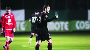 Ioniță, gol după 634 de zile!** Reușita atacantului împrumutat de la Koln a adus victoria Rapidului în amicalul cu Brann