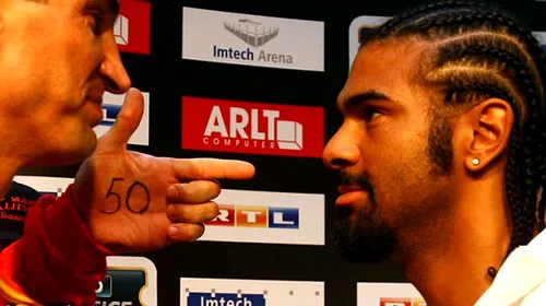 VIDEO David Haye l-a provocat pe Klitshcko inclusiv cu ajutorul staff-ului!** Cum a reacționat ucraineanul și replica sa