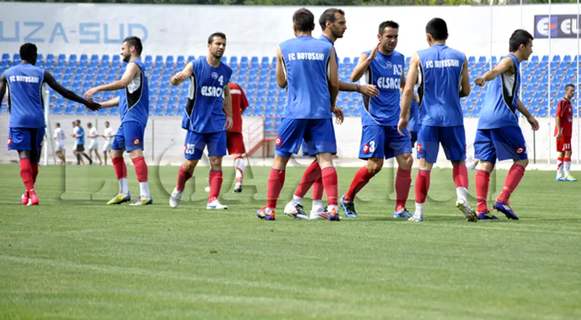 Amicalul dintre FC Botoșani și FCM Târgu Mureș** se joacă mai devreme cu 7 ore