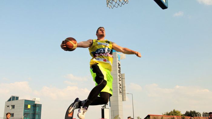 Un vis împlinit: au jucat baschet împotriva campionilor, la AFI 3x3 Battleground
