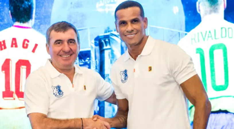 Ce a scris presa din Brazilia după ce Rivaldo a devenit acționar la Farul! Brazilienii și-au adus aminte și de Gică Hagi