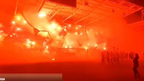 Handbalistele de la Rapid, felicitate ca la carte de galerie pe noul stadion din Giulești! Atmosferă incendiară după ce au cucerit titlul | VIDEO