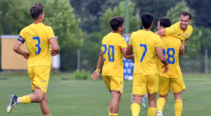 România U18 a câștigat amicalul cu Bulgaria U18. Patru jucători din Liga 2 au fost pe teren în testul de la CN Buftea