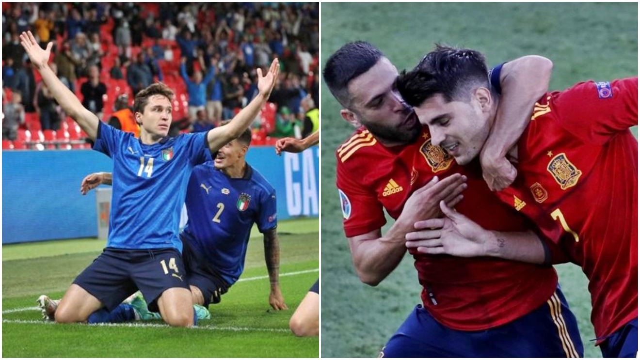 Cine transmite la tv Italia-Spania, prima semifinală din Nations League 2021