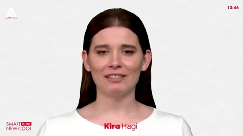 Kira Hagi, prezentatoare de știri! La ce post apare fiica lui Gică Hagi | VIDEO