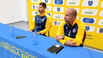 Grozav și Constantinescu au prefațat meciul Coronei cu CFC Argeș, din grupele Cupei României. Brașovenii vor să facă viața grea echipei din prima ligă