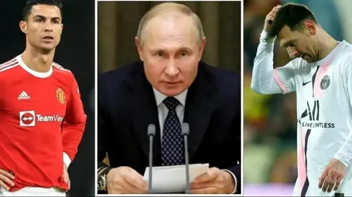 Leo Messi și Cristiano Ronaldo nu există pentru Vladimir Putin! Cine sunt cei trei fotbaliști care l-au impresionat pe durul președinte al Rusiei