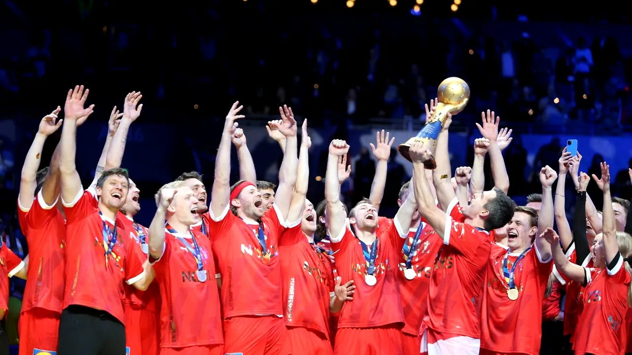 Danemarca a câștigat Campionatul Mondial de handbal! Nordicii au cucerit al treilea titlu consecutiv într-o finală controlată total împotriva Franței