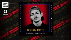 Bogdan Techeș câștigă distincția de creatorul de conținut al anului la Gaming Video Awards 2022